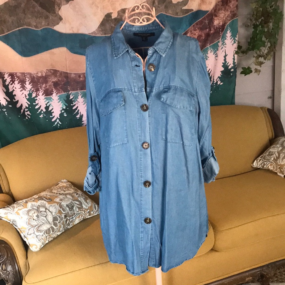 Marc New York Jean Shirt Dress